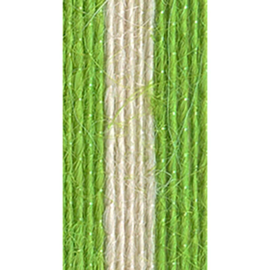 Jute Stripe Lime 5/8in x 6yd