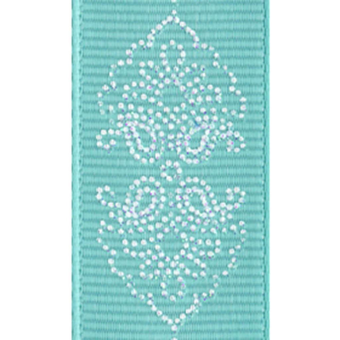 Glitter Melissa 7/8in x 4yd Tiara Blue