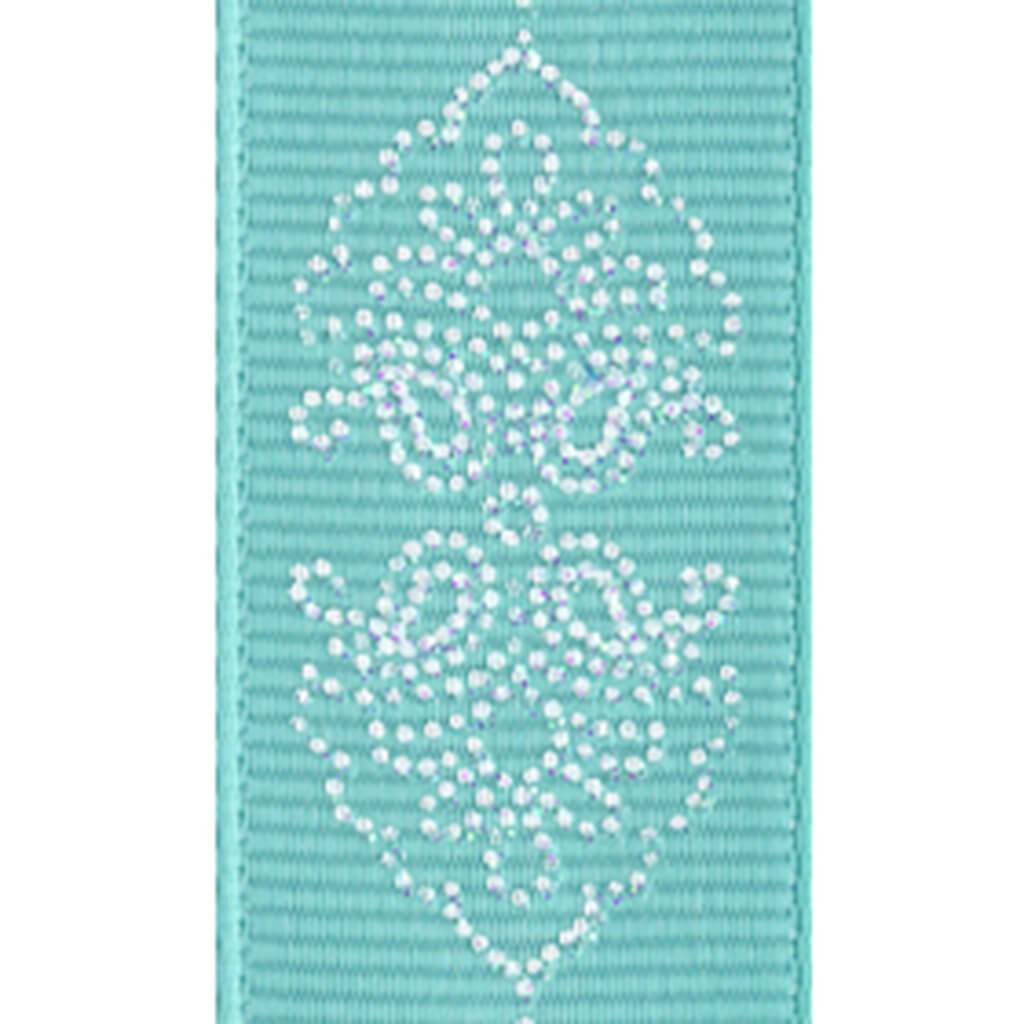 Glitter Melissa 7/8in x 4yd Tiara Blue