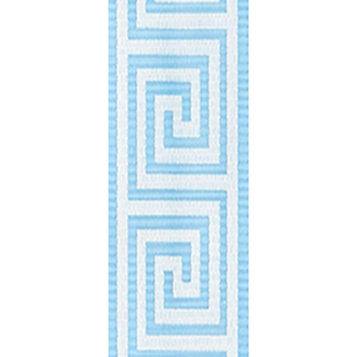Greek Keys 7/8in x 4yd Light Blue