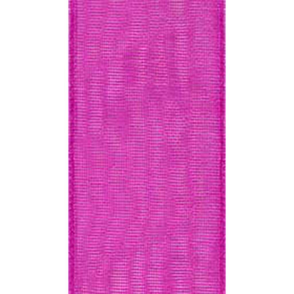 Sheer Organdy 1 1/2in x 10yd Cerise