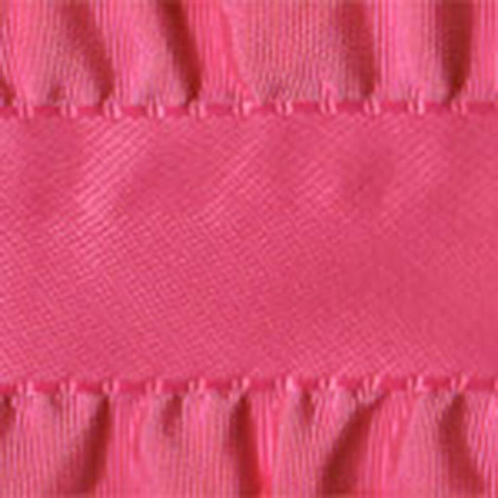 Double Ruffle 7/8in x 4yd Hot Pink