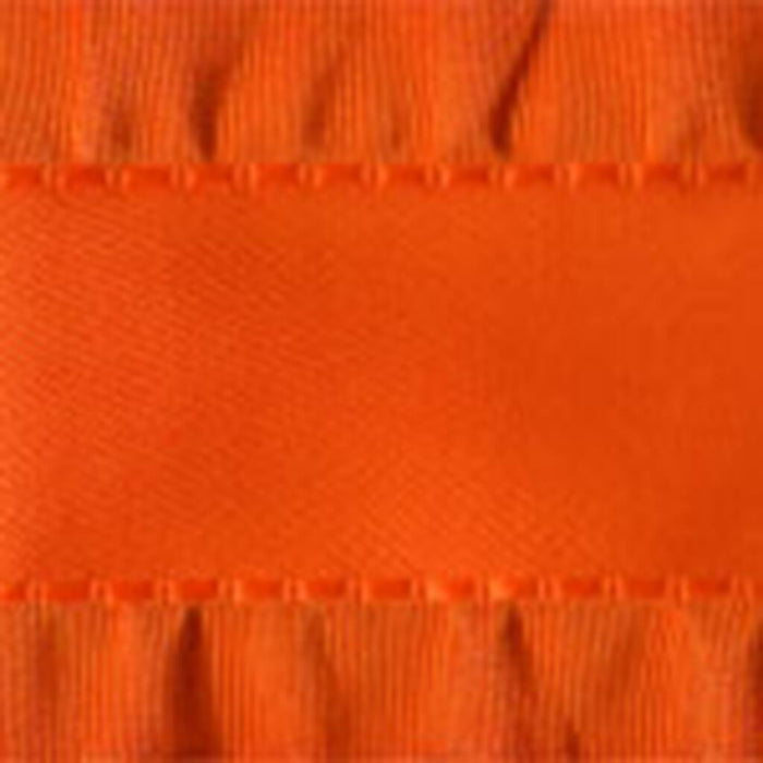 Double Ruffle 7/8in x 4yd Orange