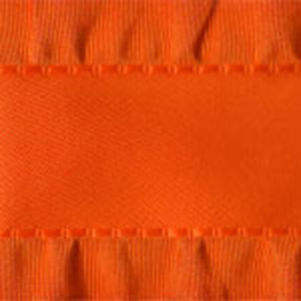 Double Ruffle 7/8in x 4yd Orange