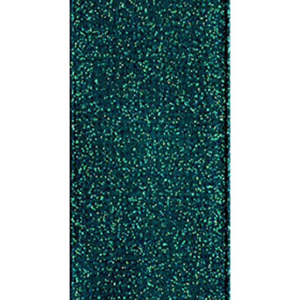 Dazzle Glitter Grosgrain 7/8in x 5yd Blue Teal