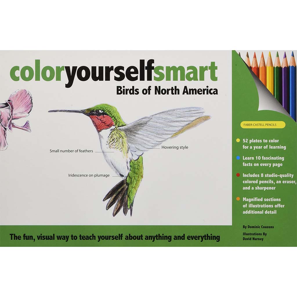 Color Yourself Smart: Birds of North America Books