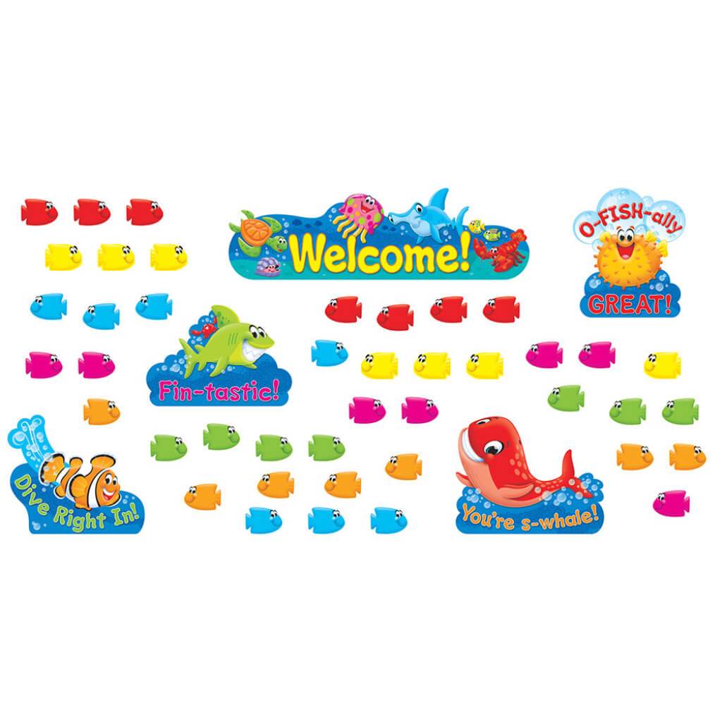Sea Buddies Welcome Bulletin Board Set 