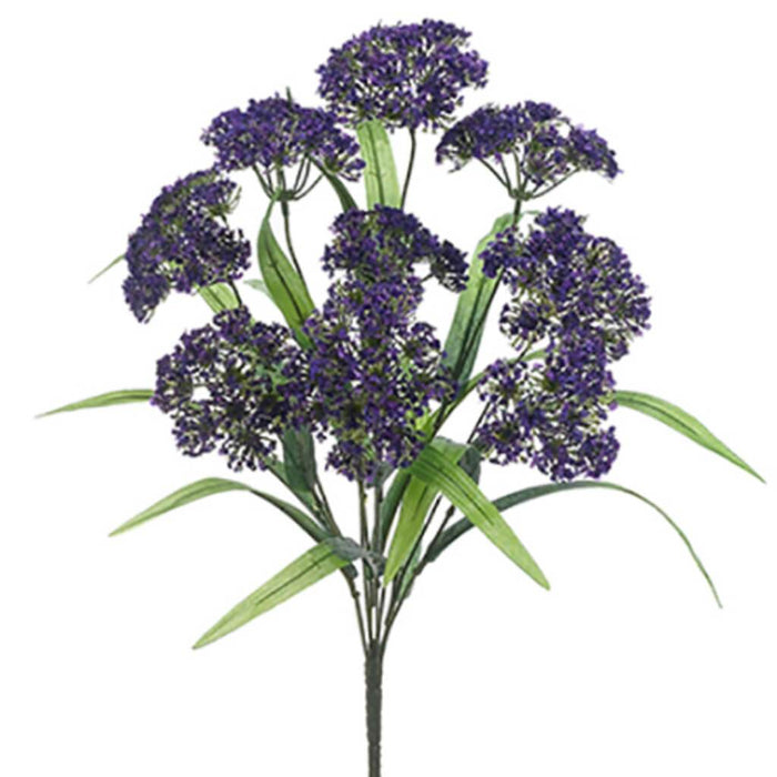 18" QUEEN ANNE'S LACE BUSH X9 