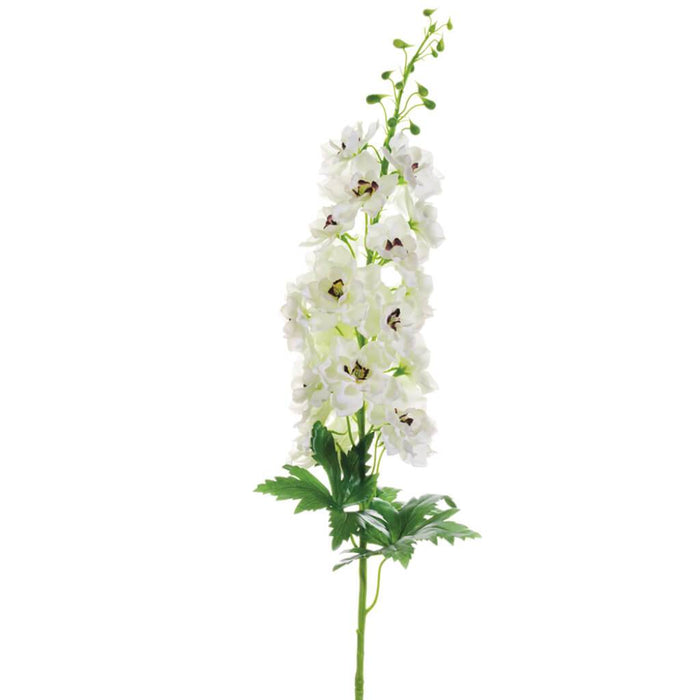 Delphinium Spray 37in, White