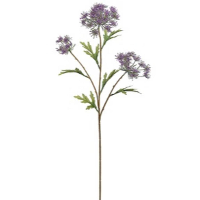 26in QUEEN ANNE'S LACE SPRAY PURPLE 