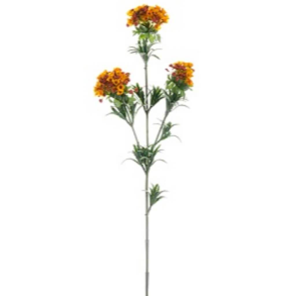 31in BLOOMING THISTLE SPRAY ORANGE 