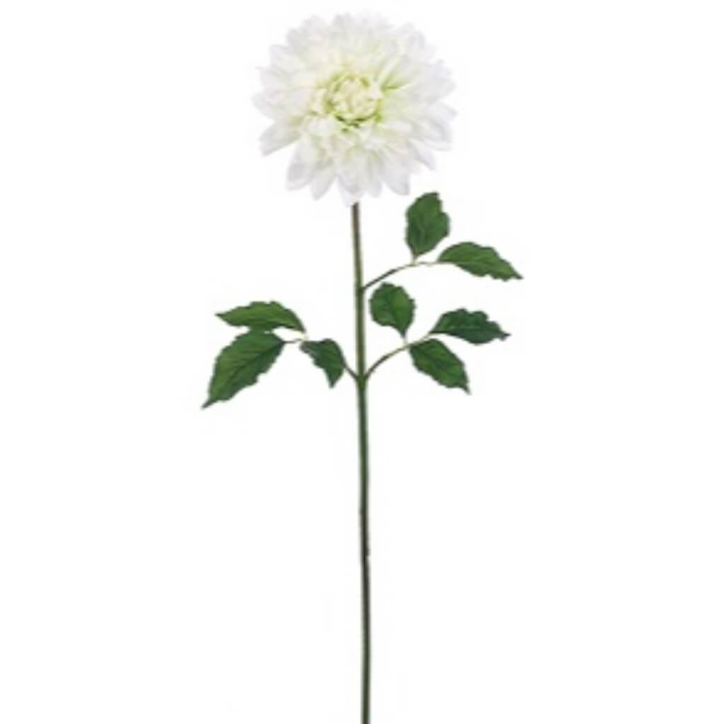 44in DAHLIA SPRAY WHITE 