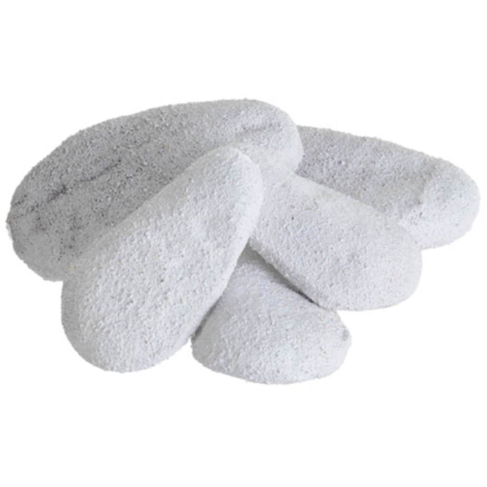 Assorted Moss Stones 8.5inW x 8inL (5 ea./Bag) White 
