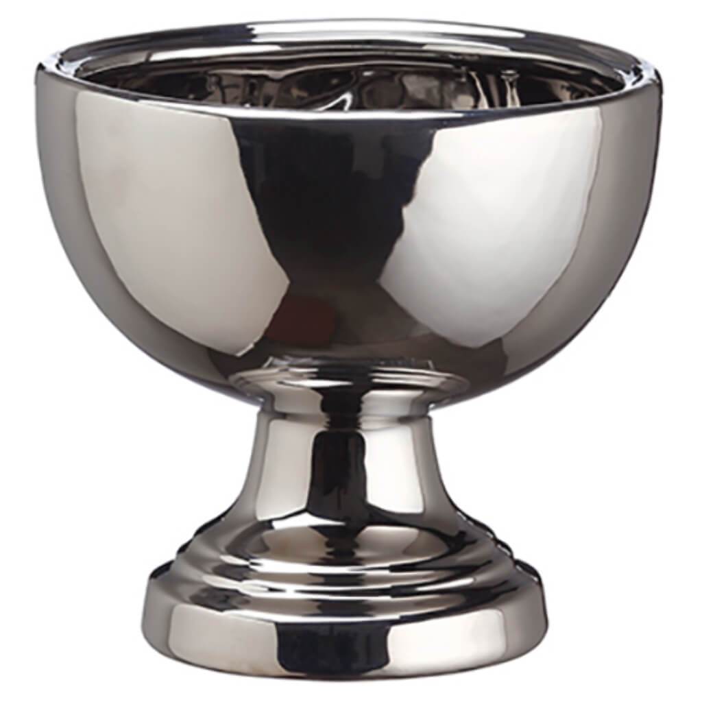 6.75"HX7"D CERAMIC FOOTED URN 