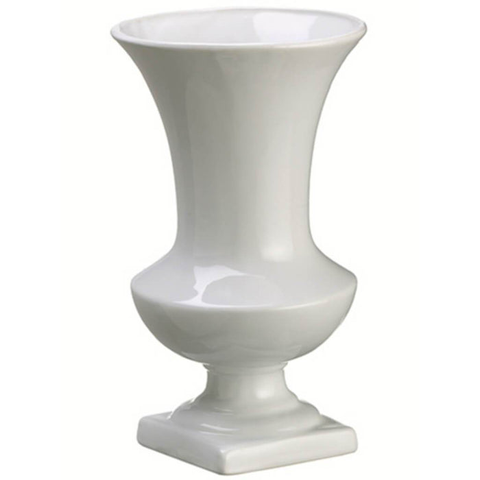 11.8H6.6"D CERAMIC FOOTED URN 