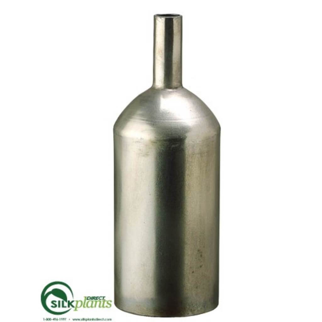 11.4"HX4"D METAL BOTTLE SI/AT 