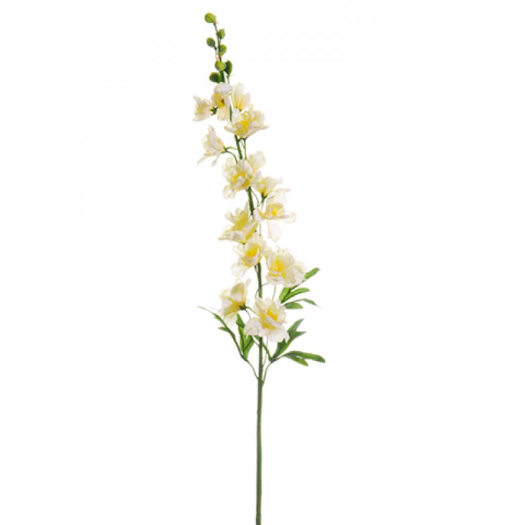 Delphinium Spray 37&quot; Cream 