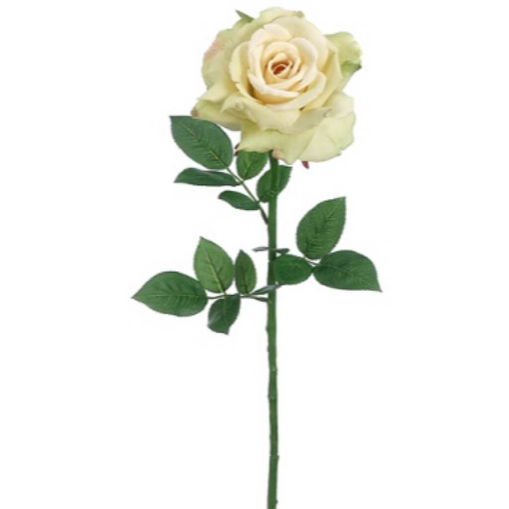 26"Diana Rose Spray Green Yellow 