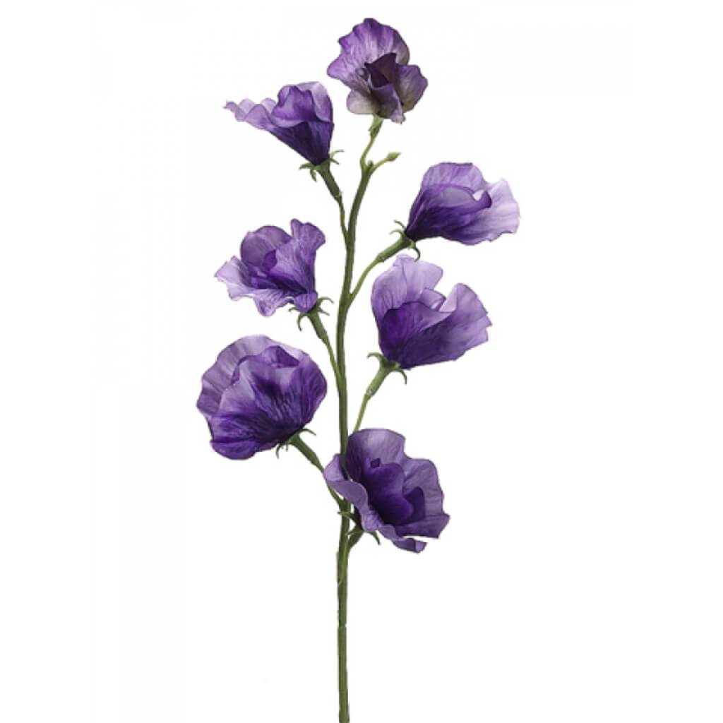 Sweet Pea Spray 22&quot; Dark Lavender 