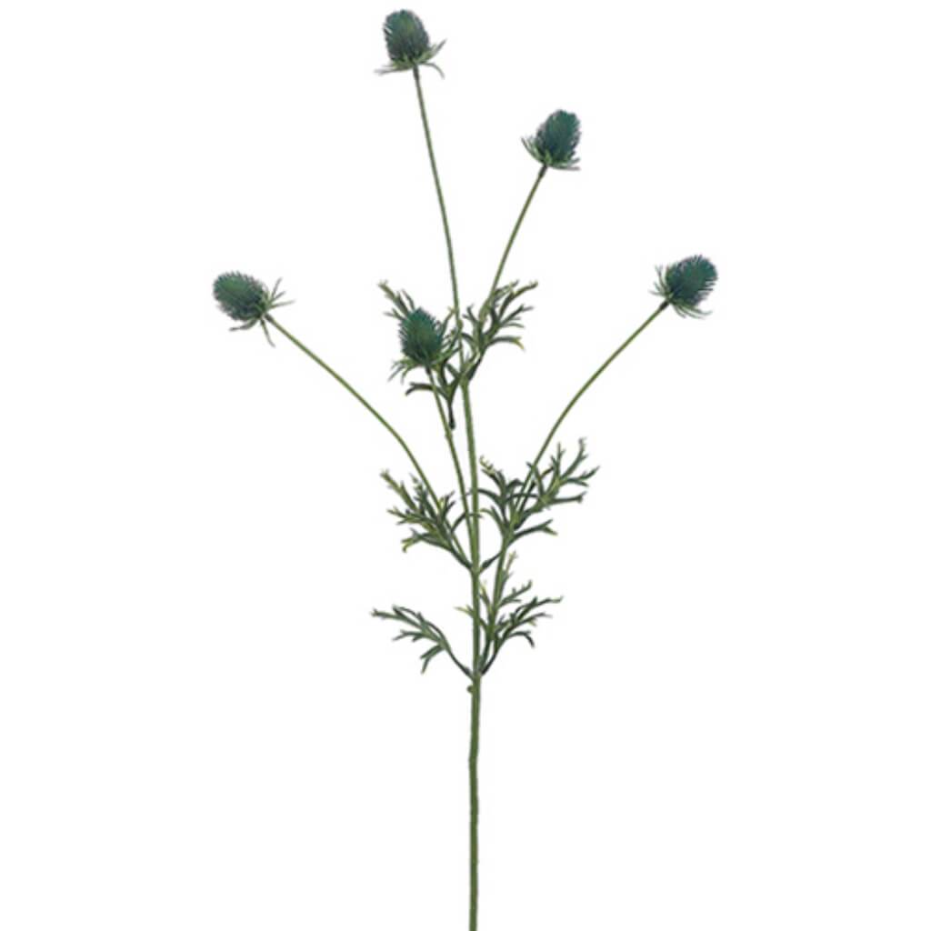 Thistle Spray 36&quot; Blue Gray 