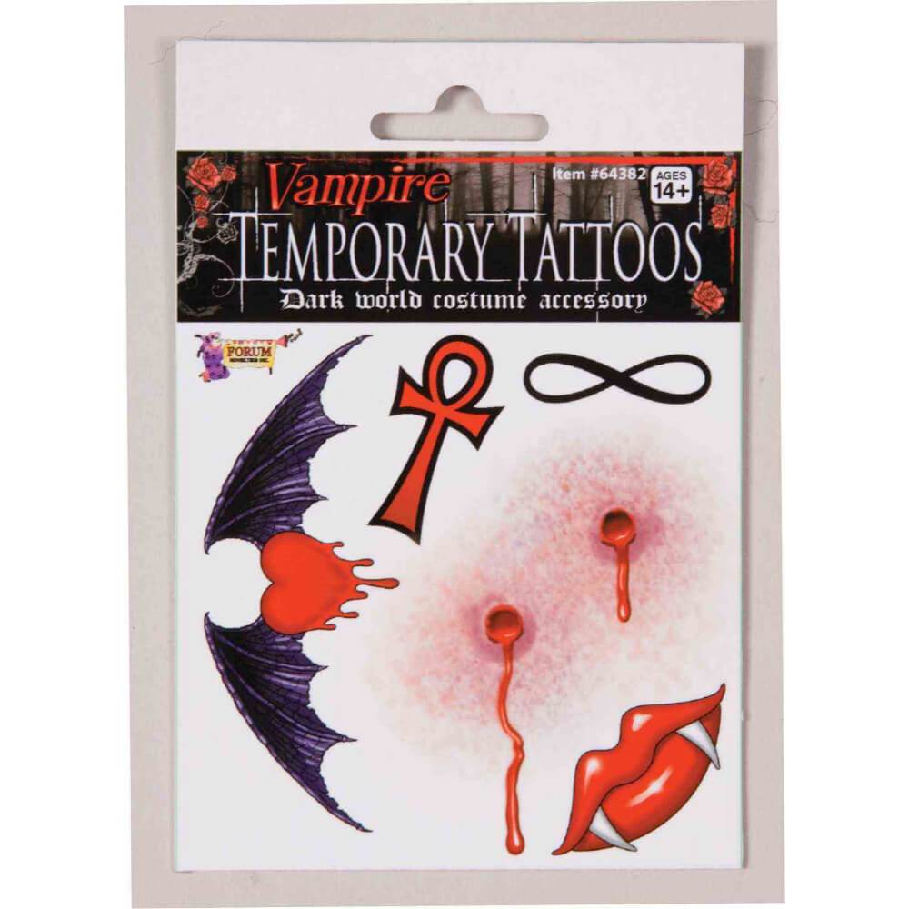 Vampire Temporary Tattoo Set