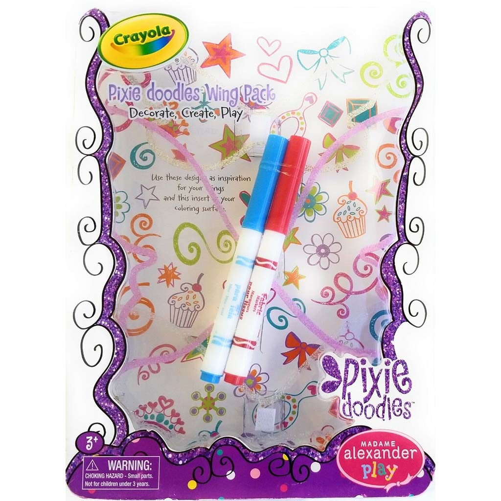 Madame Alexander Pixie Doodles Wing Pack Playlet