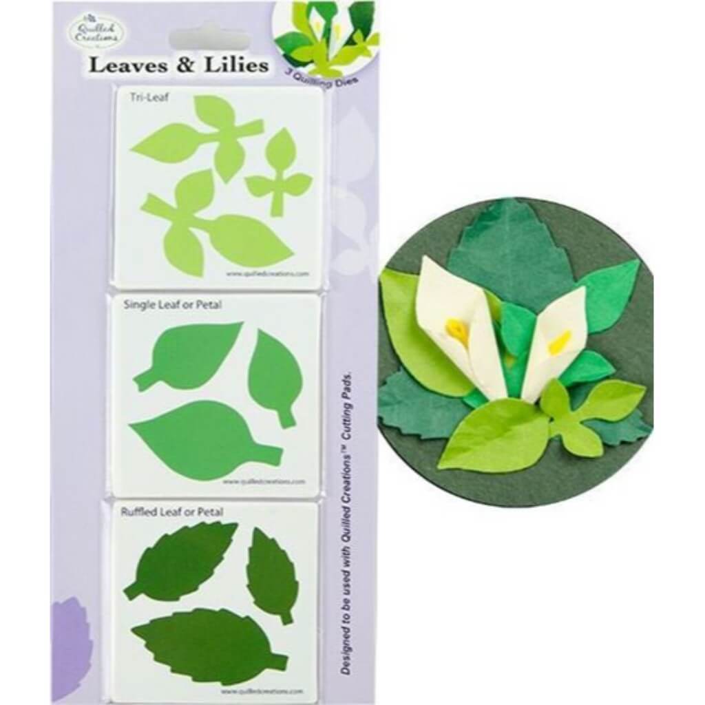 Leaves &amp; Lilies Quilling Dies 