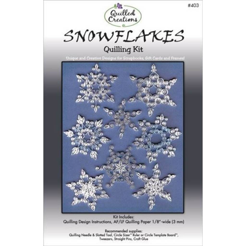 Snowflakes Quilling Kit 