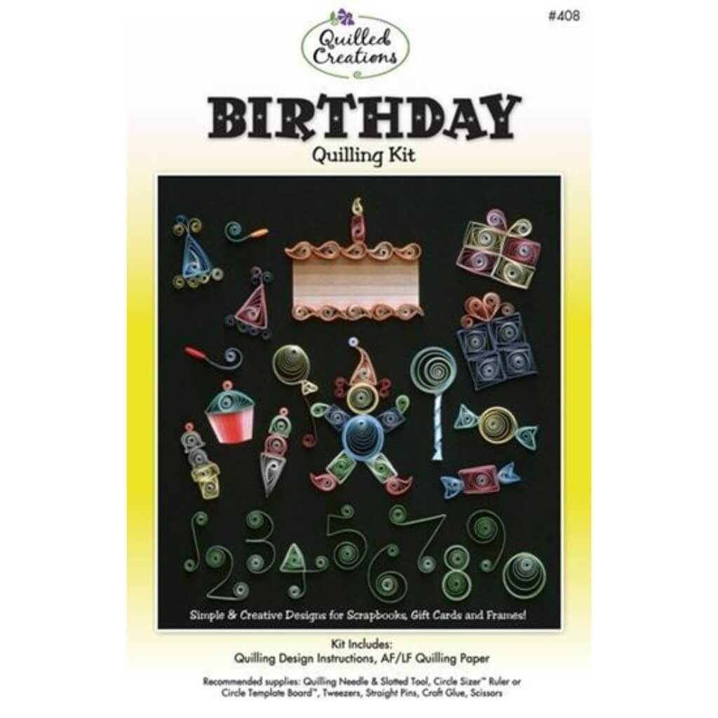 Birthday Quilling Kit 