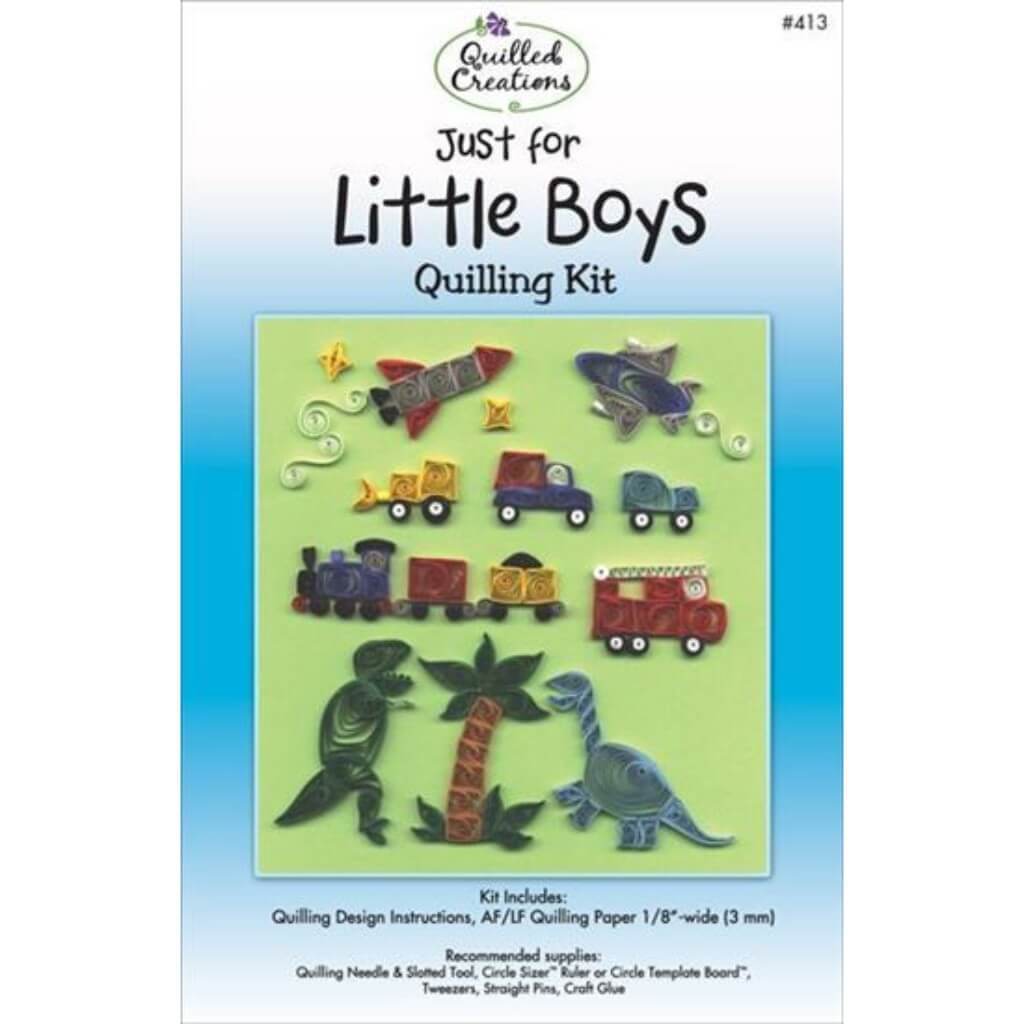 Just For Little Boys Quilling Kit 