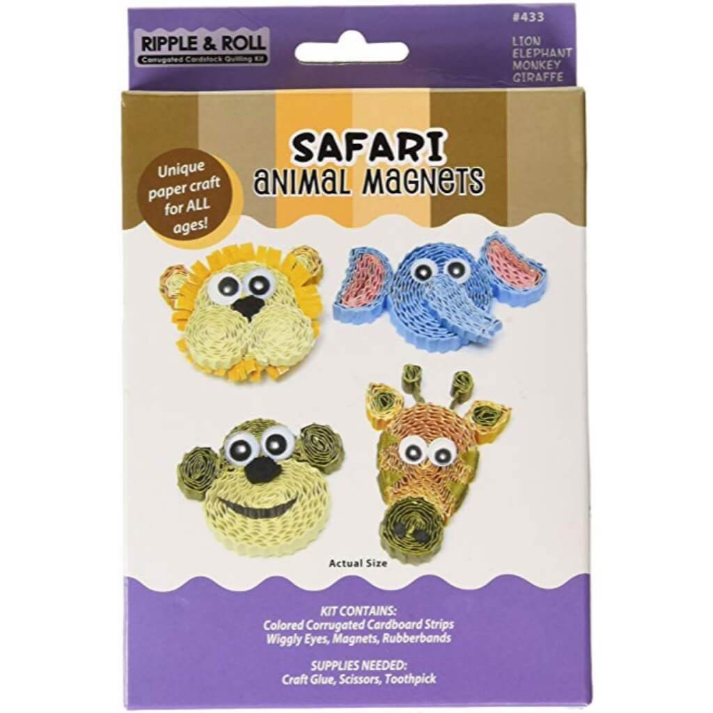 Safari Animal Magnets Kit 