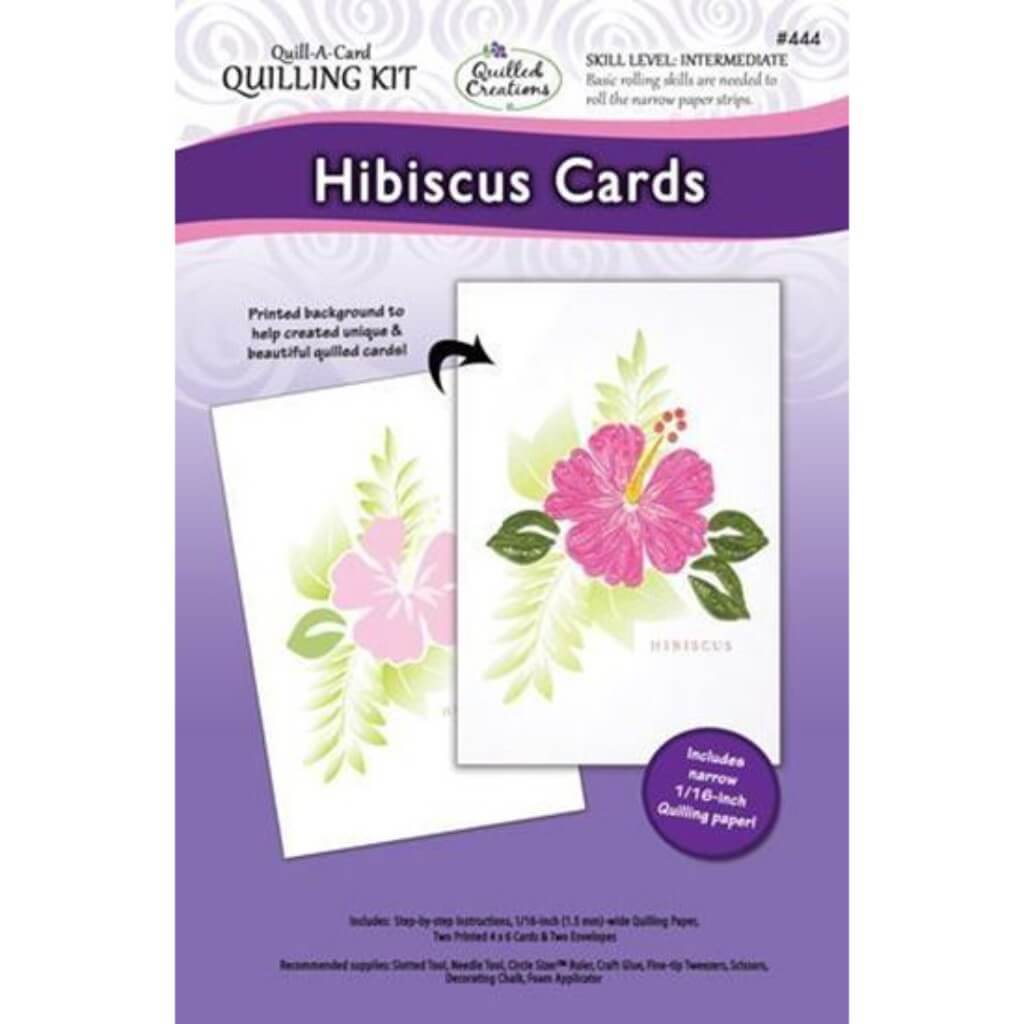 Hibiscus Cards Quilling Kit 