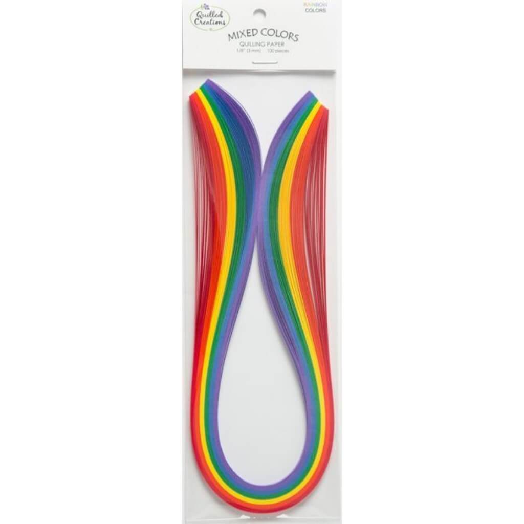 Rainbow Color Quilling Pack (1/8&quot; Wide) 