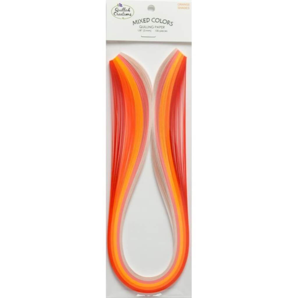 Orange Shades Quilling Pack (1/8&quot; Wide) 