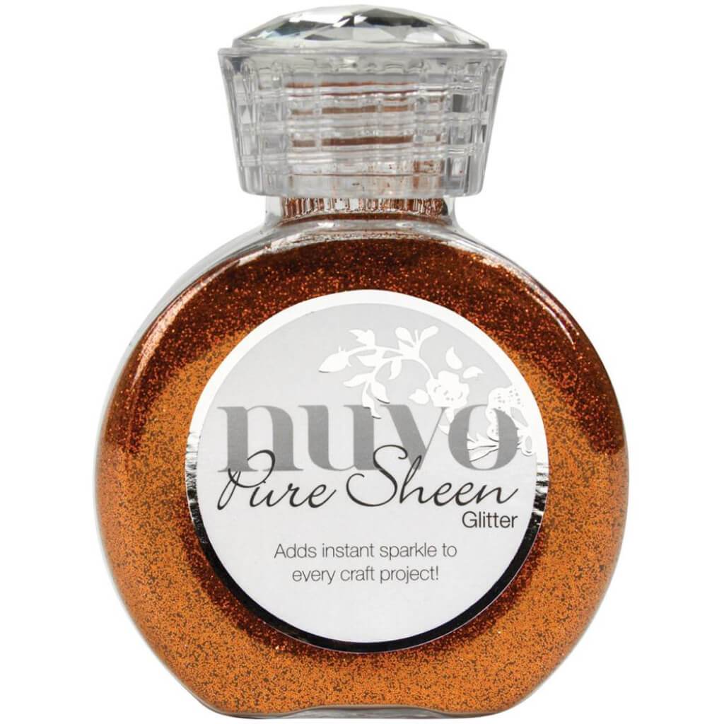 Nuvo Pure Sheen Glitter 3.38oz Spiced Apricot