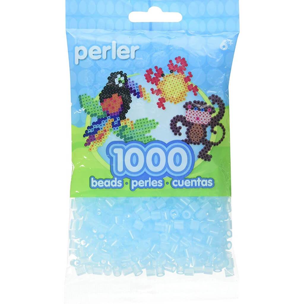 Perler Beads 1,000/Pkg Clear Blue