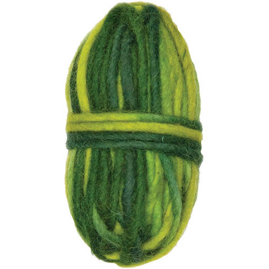 Feltworks Pencil Roving 1.06oz Variegated Green