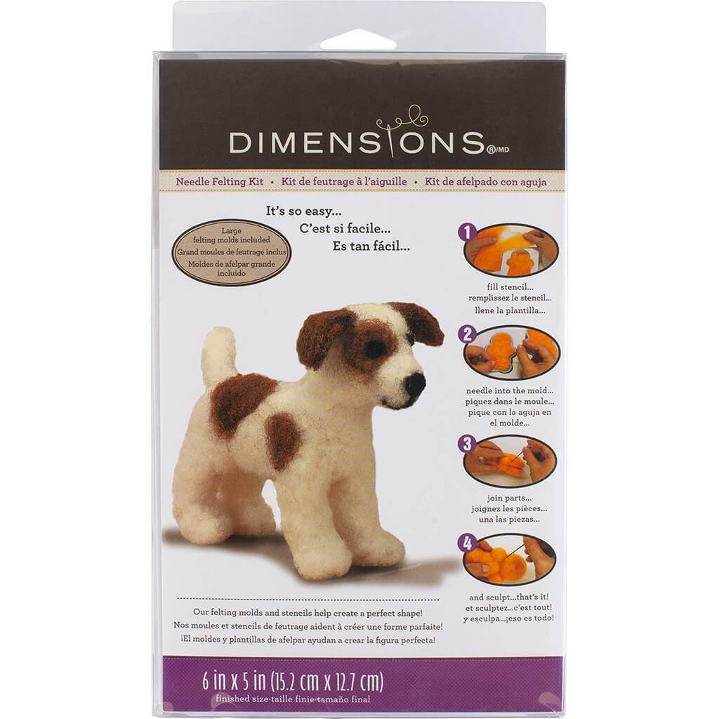 Dimensions Feltworks Needle Felting Kit Dog