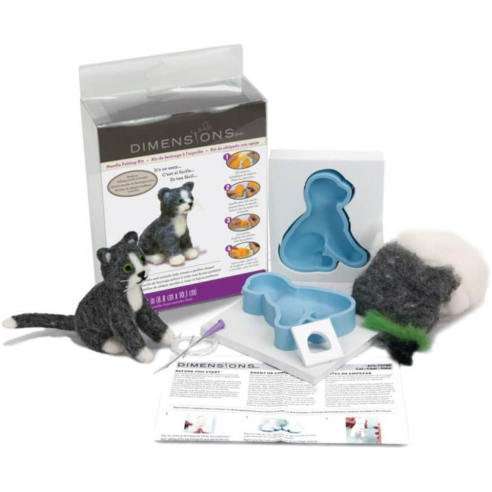 Dimensions Feltworks Needle Felting Kit Cat