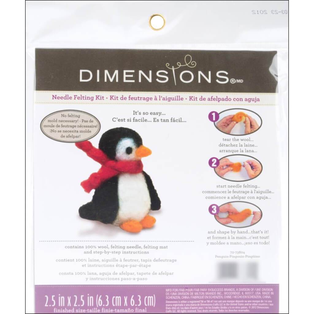Dimensions Feltworks Needle Felting Kit Penguin