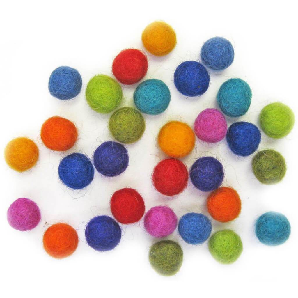 Dimensions Feltworks Ball Assortment 30/Pkg