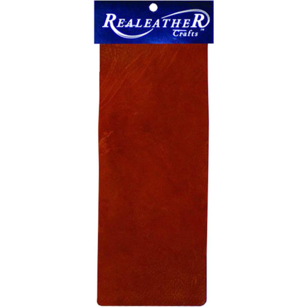 Realeather Crafts Deertan Trim Piece 9in x 3in Brown