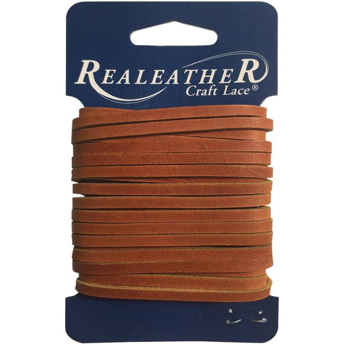 Realeather Crafts Latigo Lace .125in x 4yd Carded Chieftan