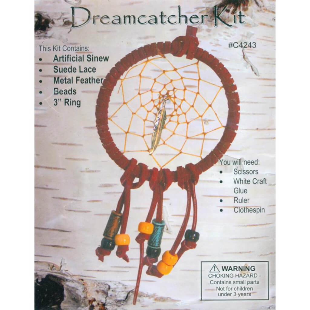 Realeather Crafts Leathercraft Kit Mini Dreamcatcher 3in