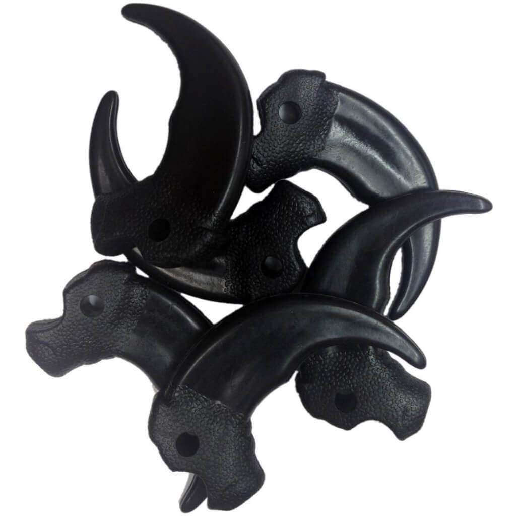 Plastic Bear Claws 2in 6/Pkg Black