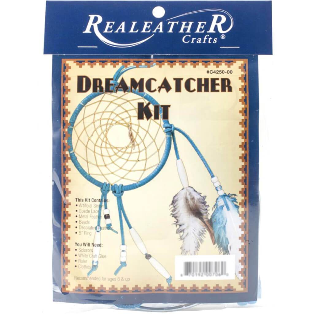 Realeather Crafts Leathercraft Kit Dreamcatcher 5in