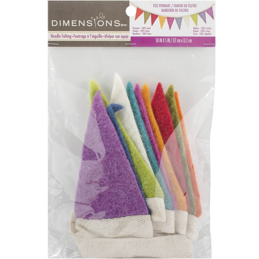 Feltworks Mini Pennant Banner 50in x 5in