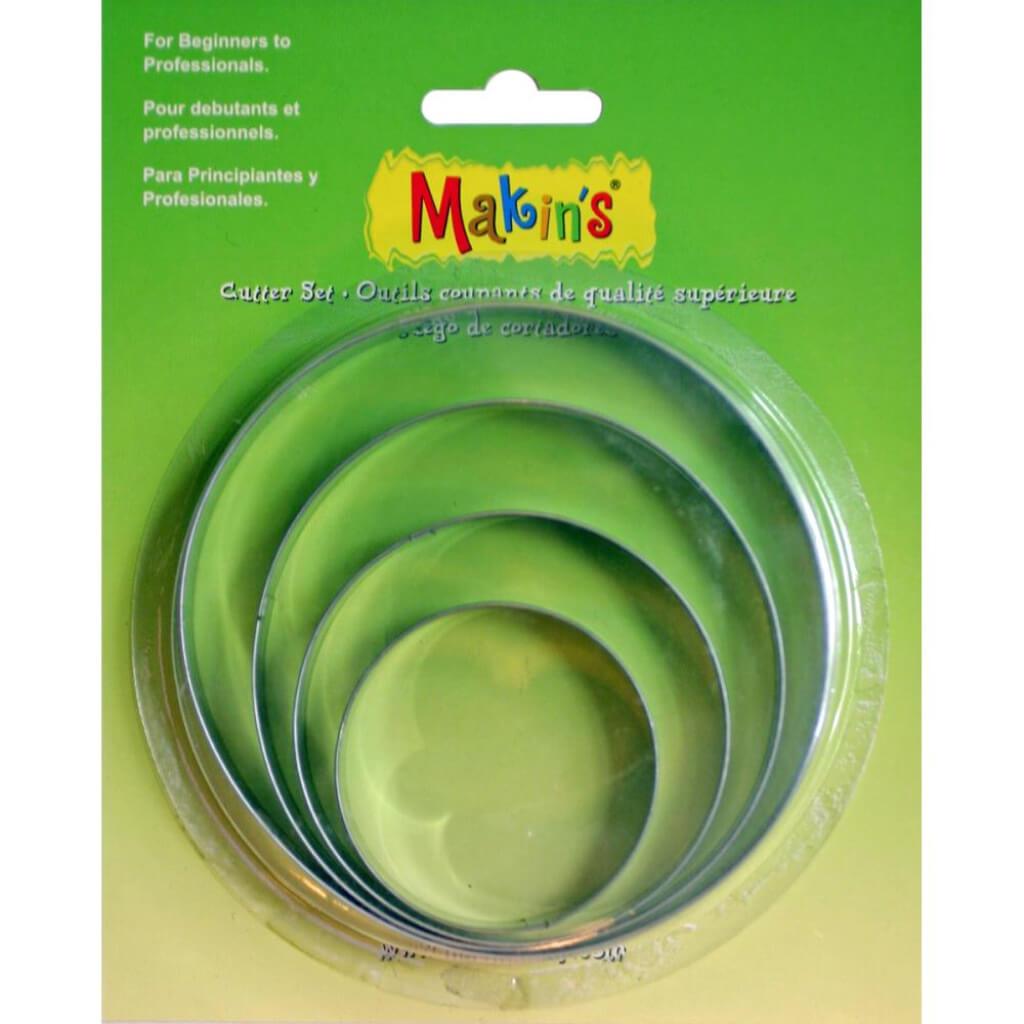 Makin's Clay Cutters 4/Pkg Round