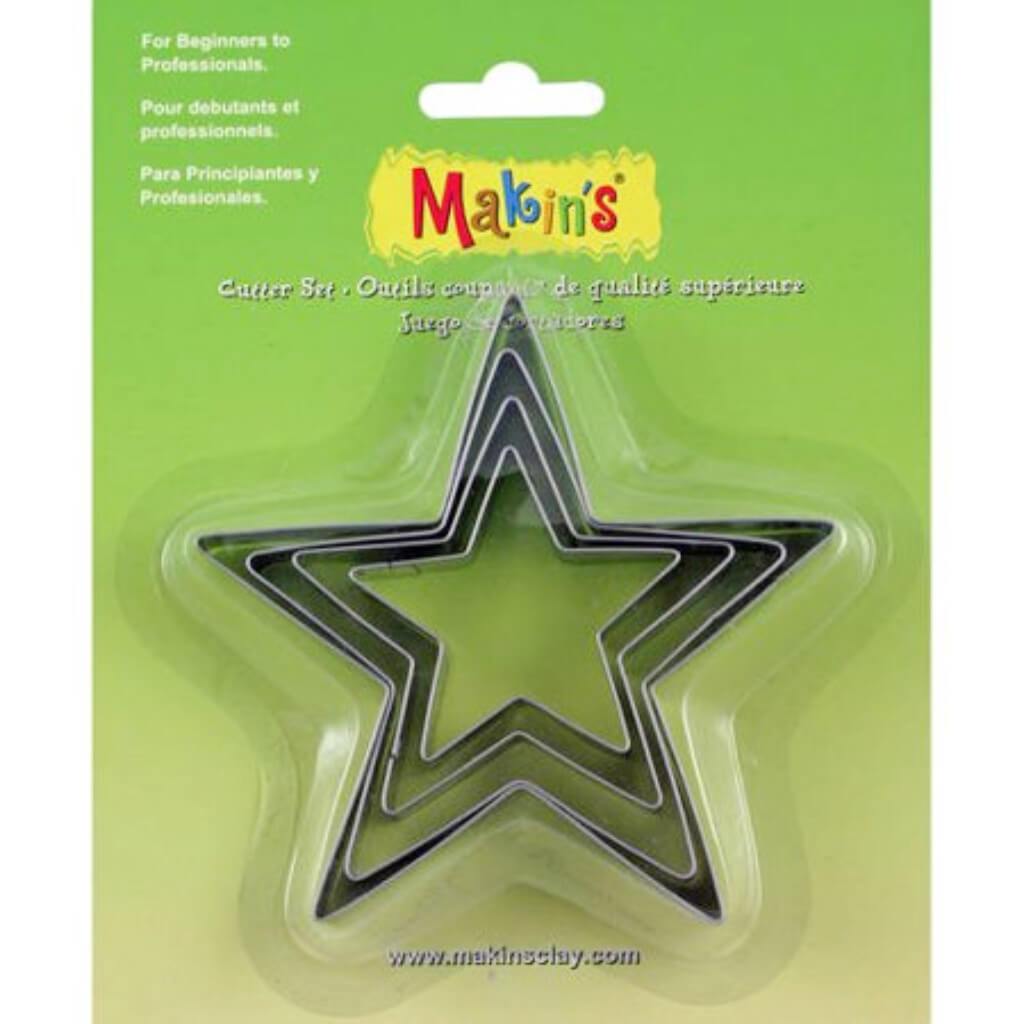 Makin's Clay Cutters 4/Pkg Star