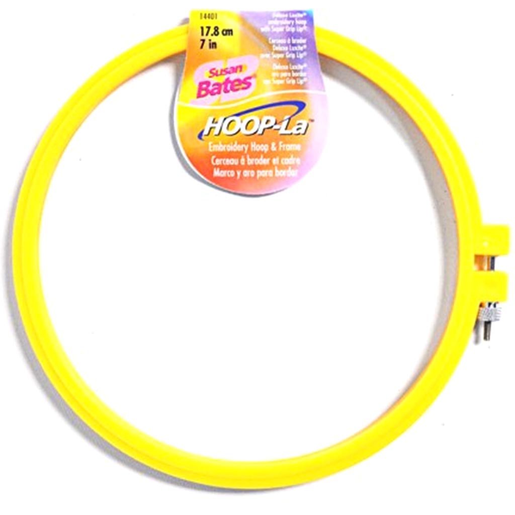 Hoop-La Plastic Embroidery Hoop 7in